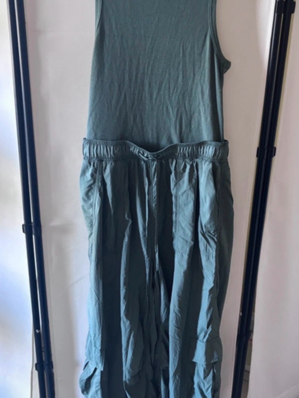 Anthropologie Sleeveless green Jumpsuit